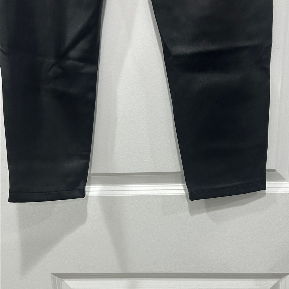 NWT- LBLC the Label Charcoal Faux Leather Pants - Picture 6 of 7